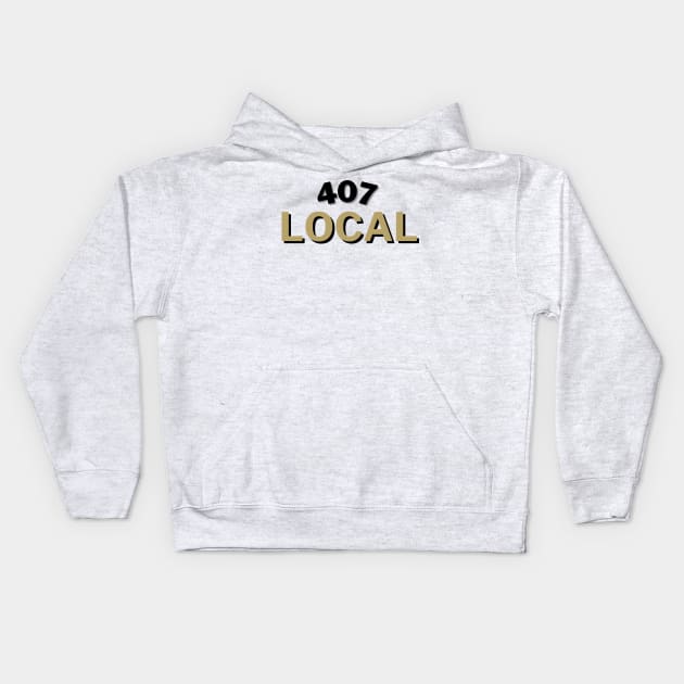 407 Local University of Central Florida Kids Hoodie by LIVELOCAL